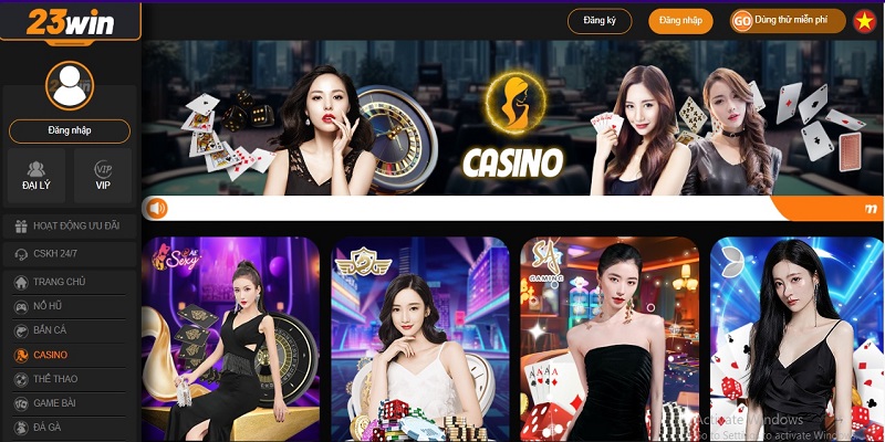 Sảnh casino siêu hot